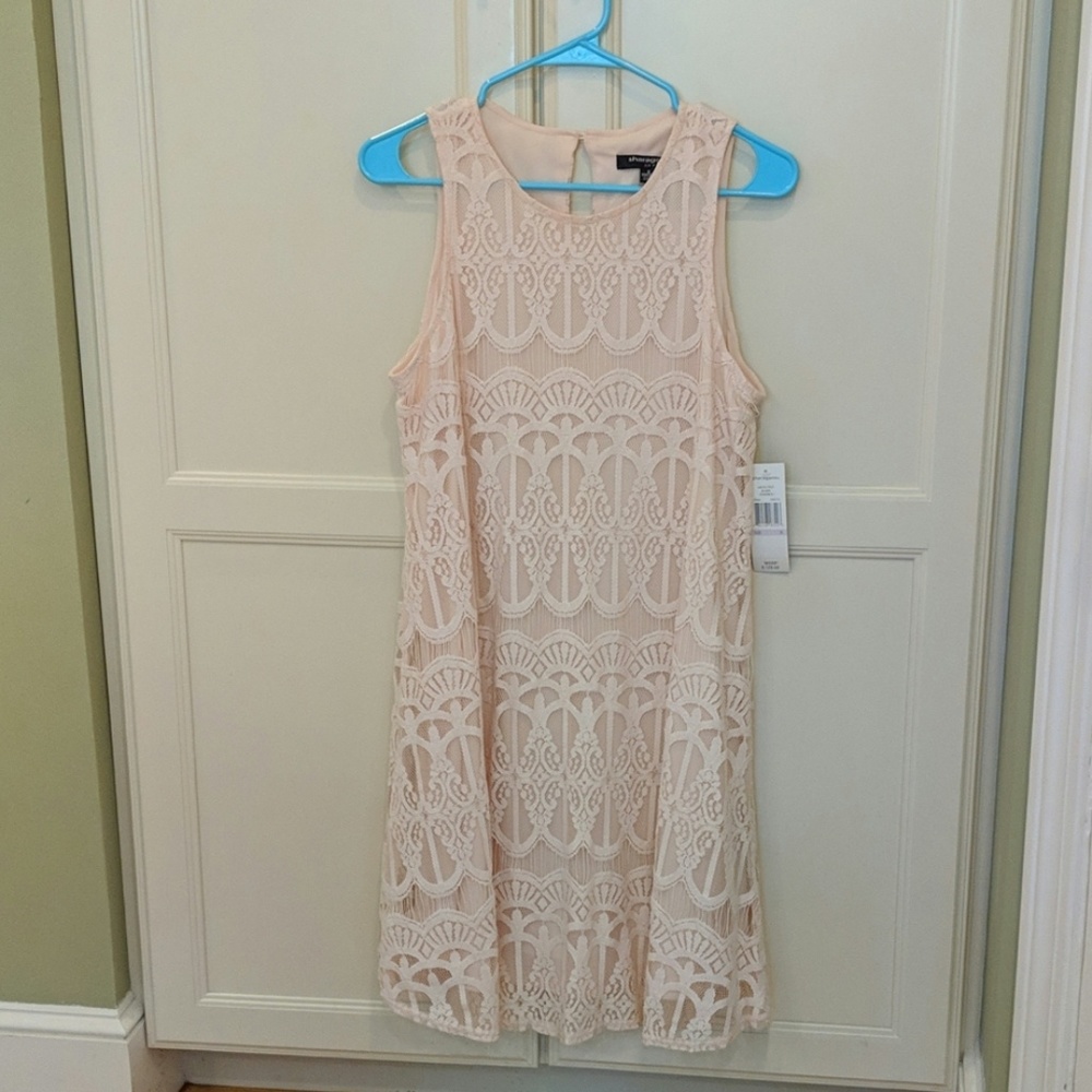 Pink sheath dress